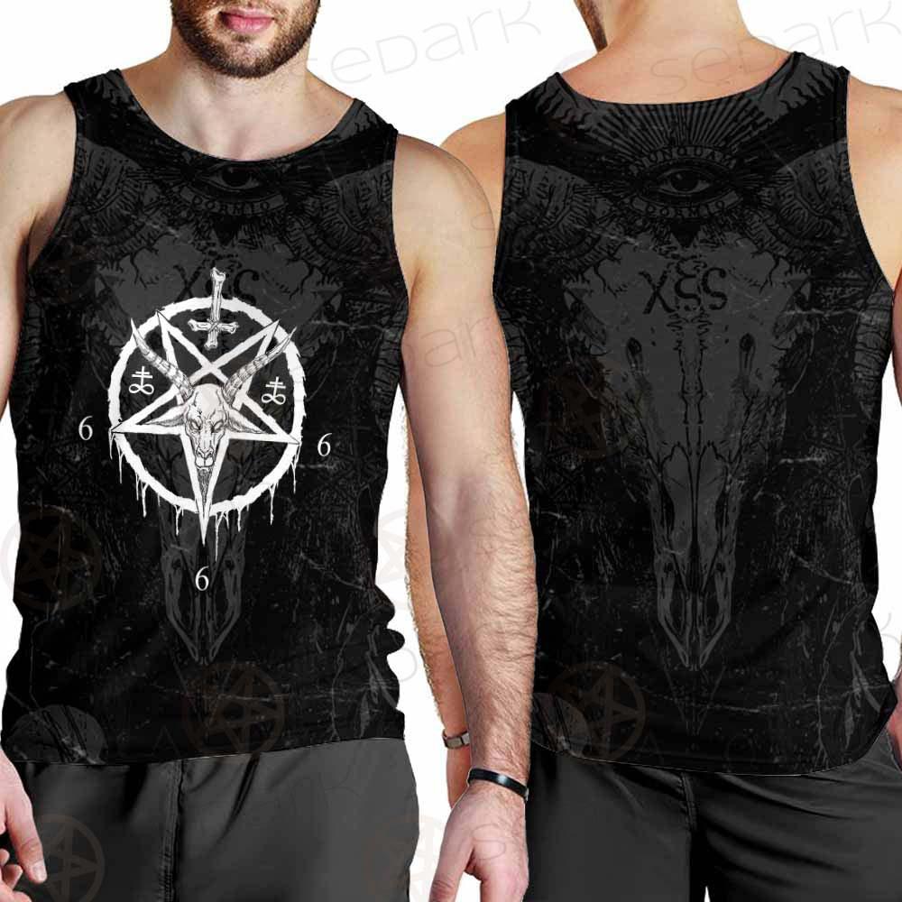 Pentagram Cross Inverted SED-0299 Men Tank-tops