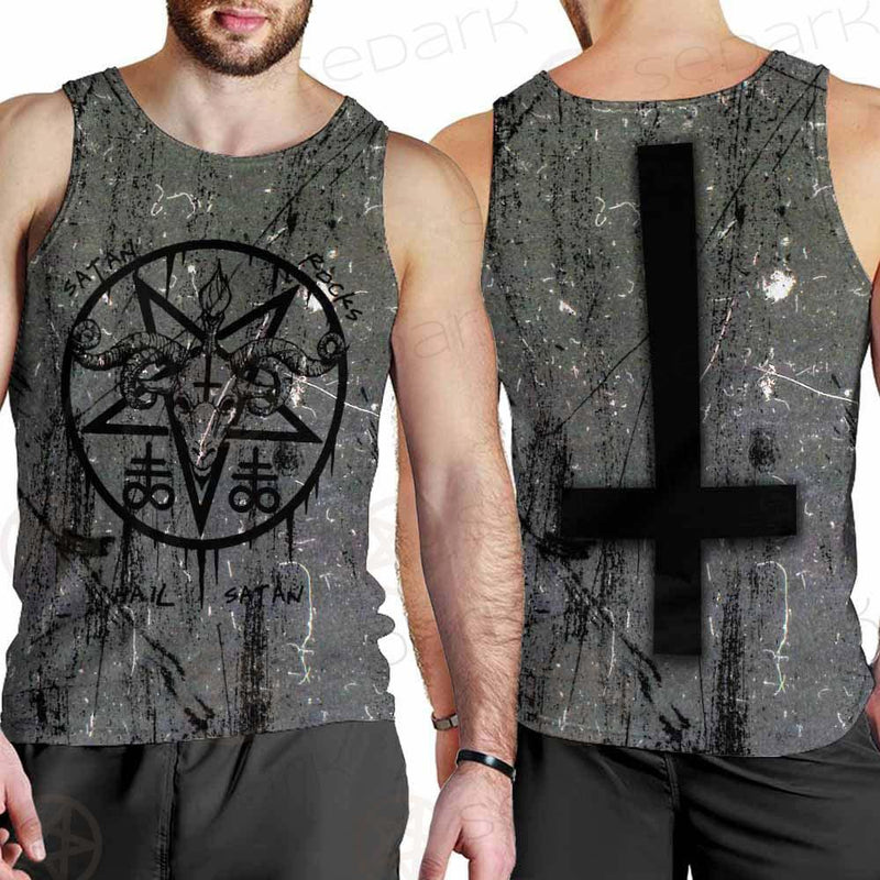 Satan Rocks SED-0301 Men Tank-tops