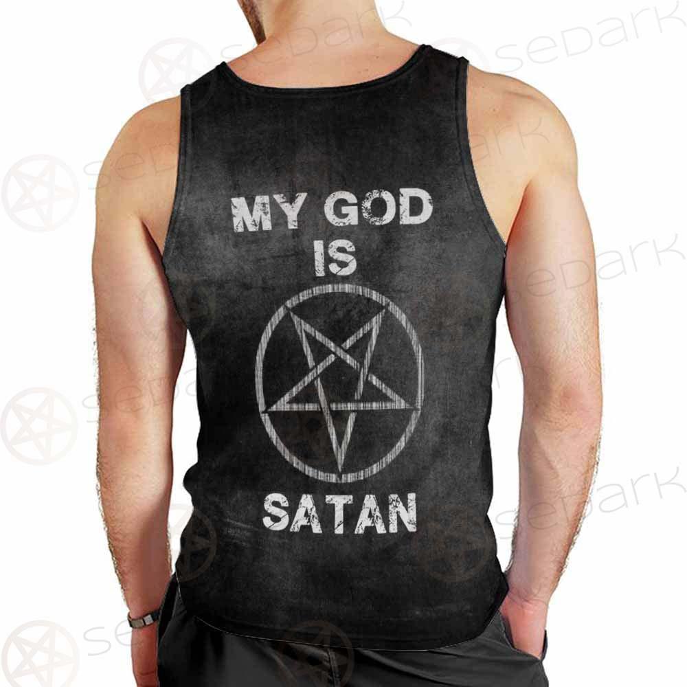 Satan My God SED-0302 Men Tank-tops