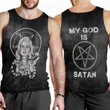 Satan My God SED-0302 Men Tank-tops