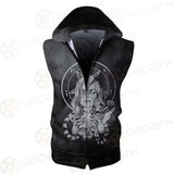 Satan My God SED-0302 Zip Sleeveless Hoodie