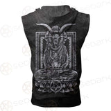 Baphomet Lotus SED-0303 Zip Sleeveless Hoodie