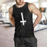 Satanic Cross Inverted SED-0304 Men Tank-tops