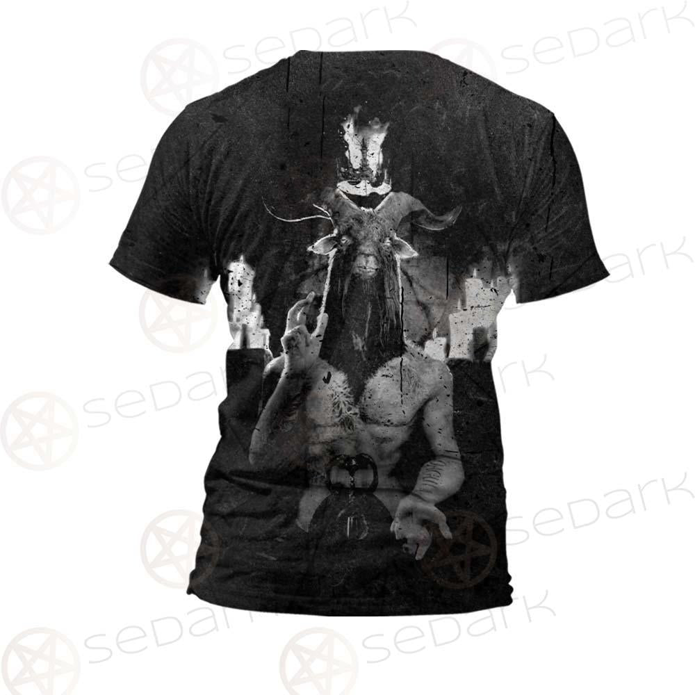 Satanic Cross Inverted SED-0304 Unisex T-shirt