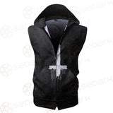 Satanic Cross Inverted SED-0304 Zip Sleeveless Hoodie
