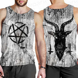 Satan Cross Inverted SED-0306 Men Tank-tops