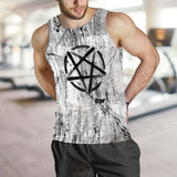 Satan Cross Inverted SED-0306 Men Tank-tops