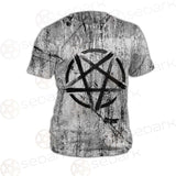 Satan Cross Inverted SED-0306 Unisex T-shirt