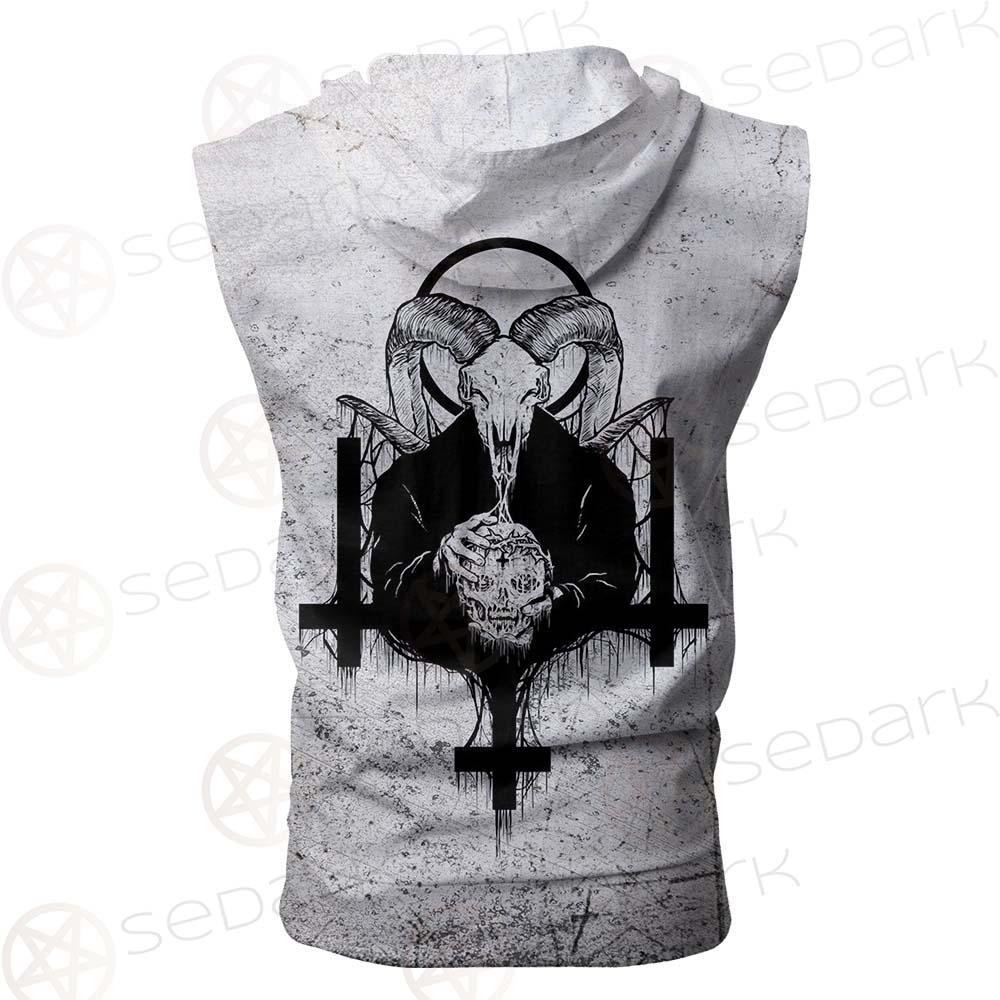 Satan 666 SED-0307 Zip Sleeveless Hoodie