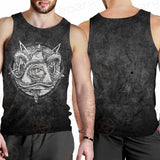 Satan Demon Triangle SED-0308 Men Tank-tops