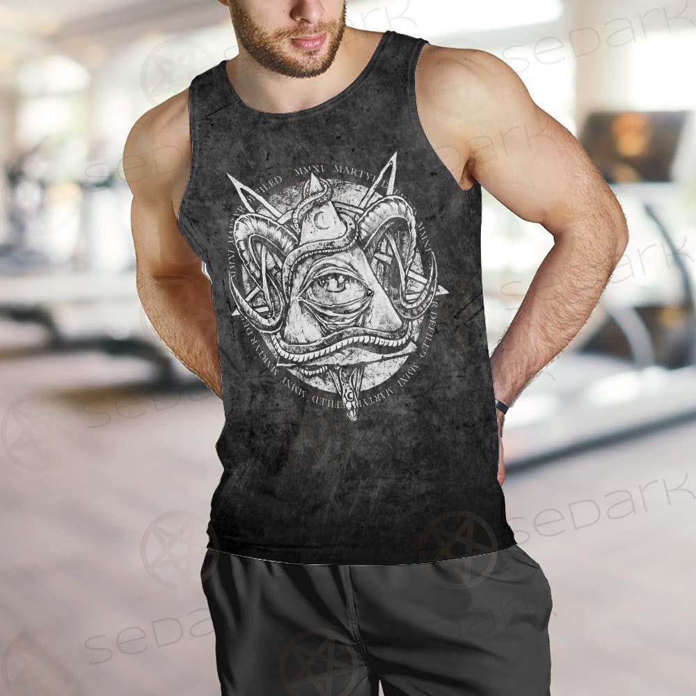 Satan Demon Triangle SED-0308 Men Tank-tops