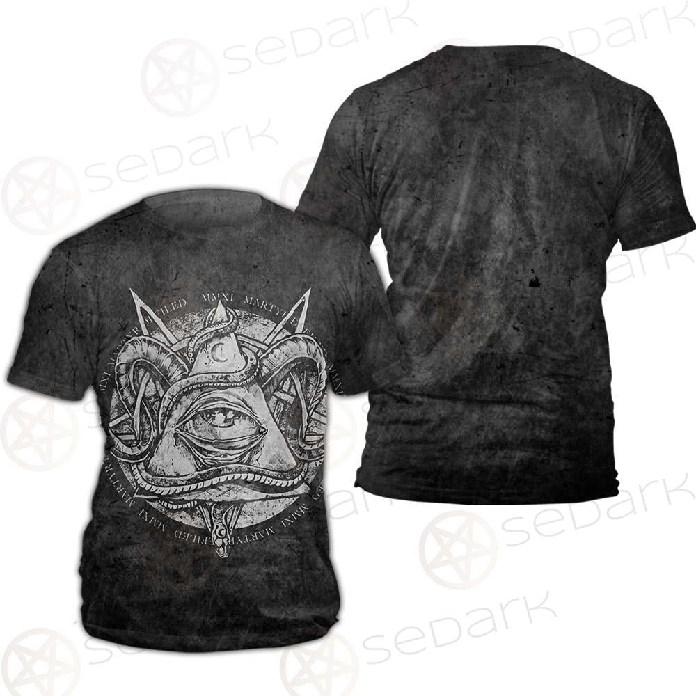 Satan Demon Triangle SED-0308 Unisex T-shirt