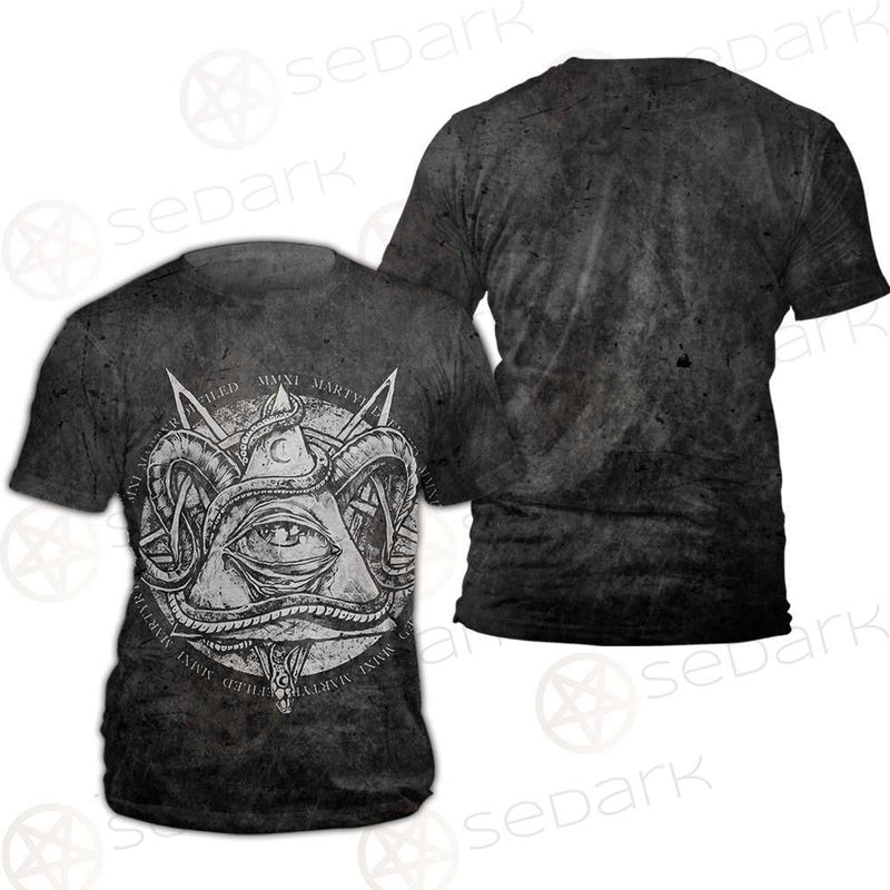 Satan Demon Triangle SED-0308 Unisex T-shirt