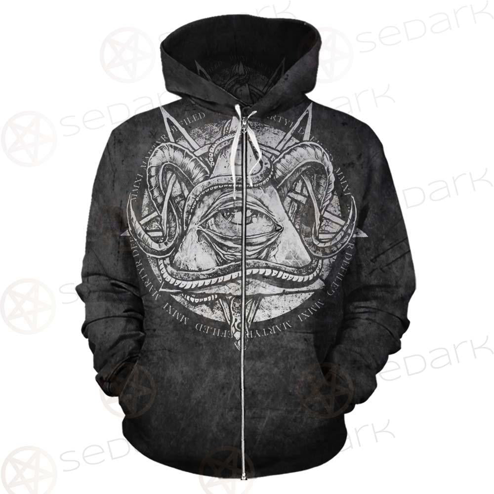 Satan Demon Triangle SED-0308 Hoodie & Zip-up Hoodie