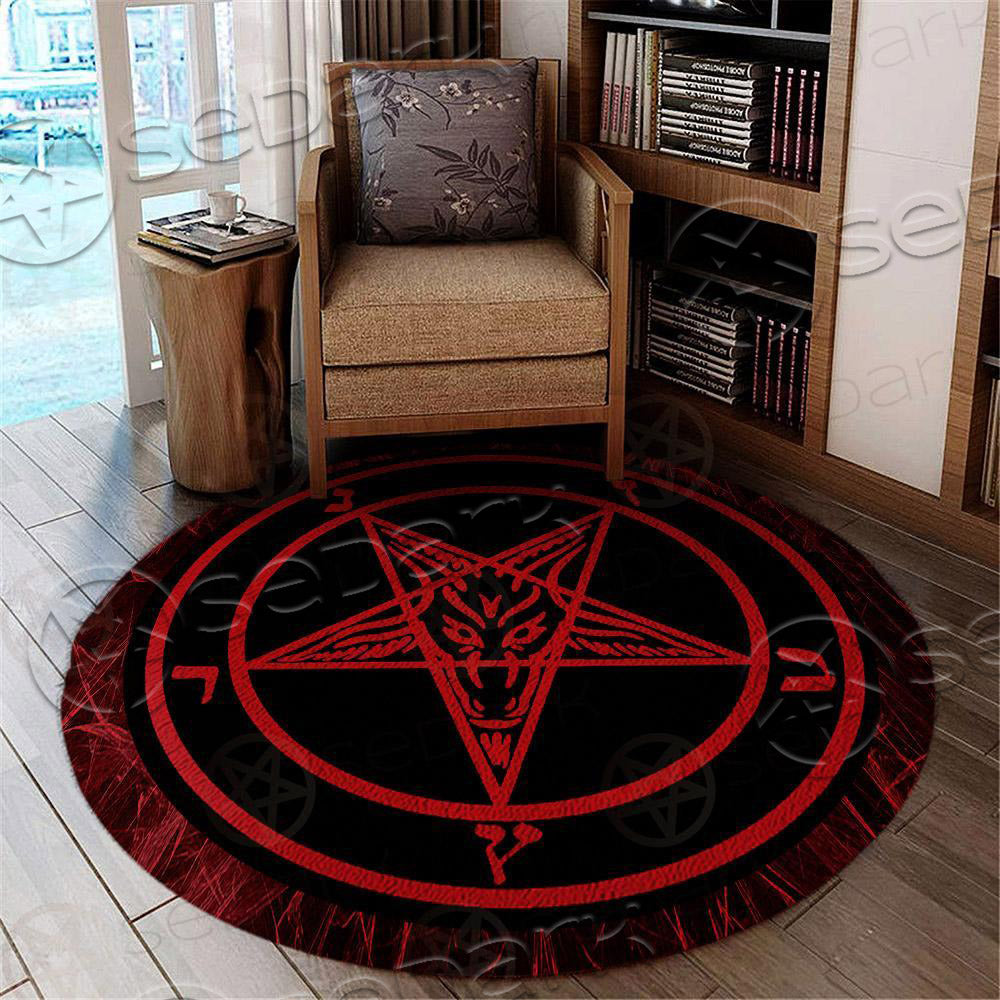 Sigil Of Baphomet SED-0312 Round Carpet