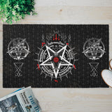 Satanic 5 Letters SED-0317 Door Mat