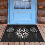 Satanic 5 Letters SED-0317 Door Mat