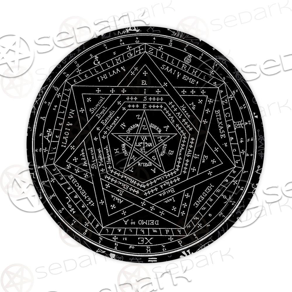 Satan Occult SED-0322 Round Carpet