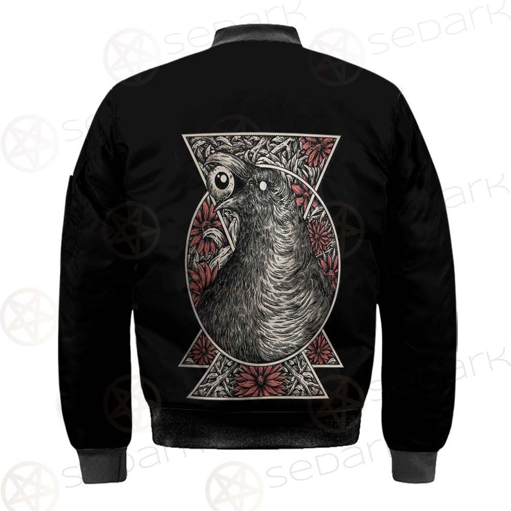 Gothic Black Crow Eye SED-0325 Jacket