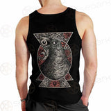 Gothic Black Crow Eye SED-0325 Men Tank-tops