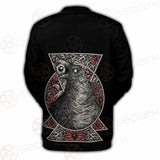 Gothic Black Crow Eye SED-0325 Button Jacket