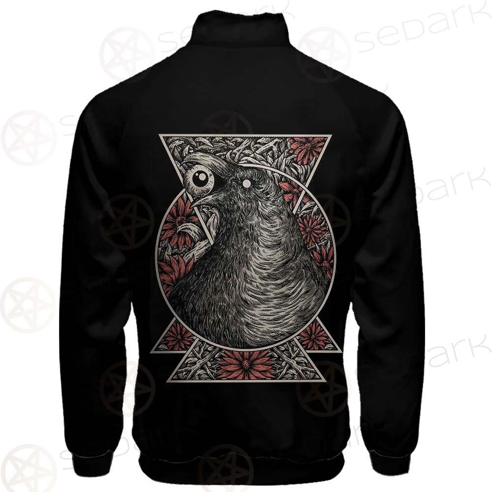 Gothic Black Crow Eye SED-0325 Jacket