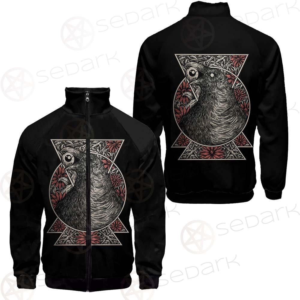 Gothic Black Crow Eye SED-0325 Jacket