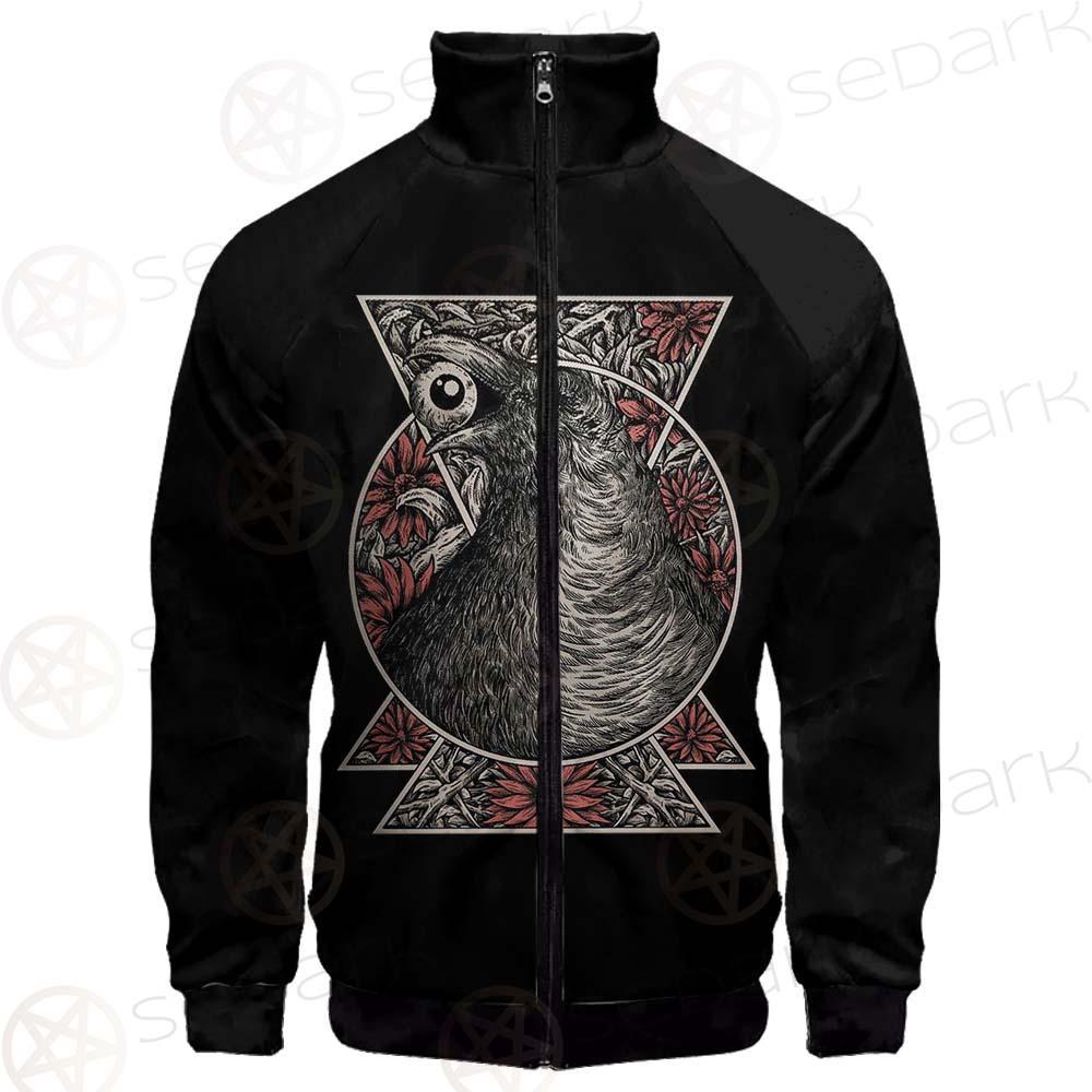 Gothic Black Crow Eye SED-0325 Jacket