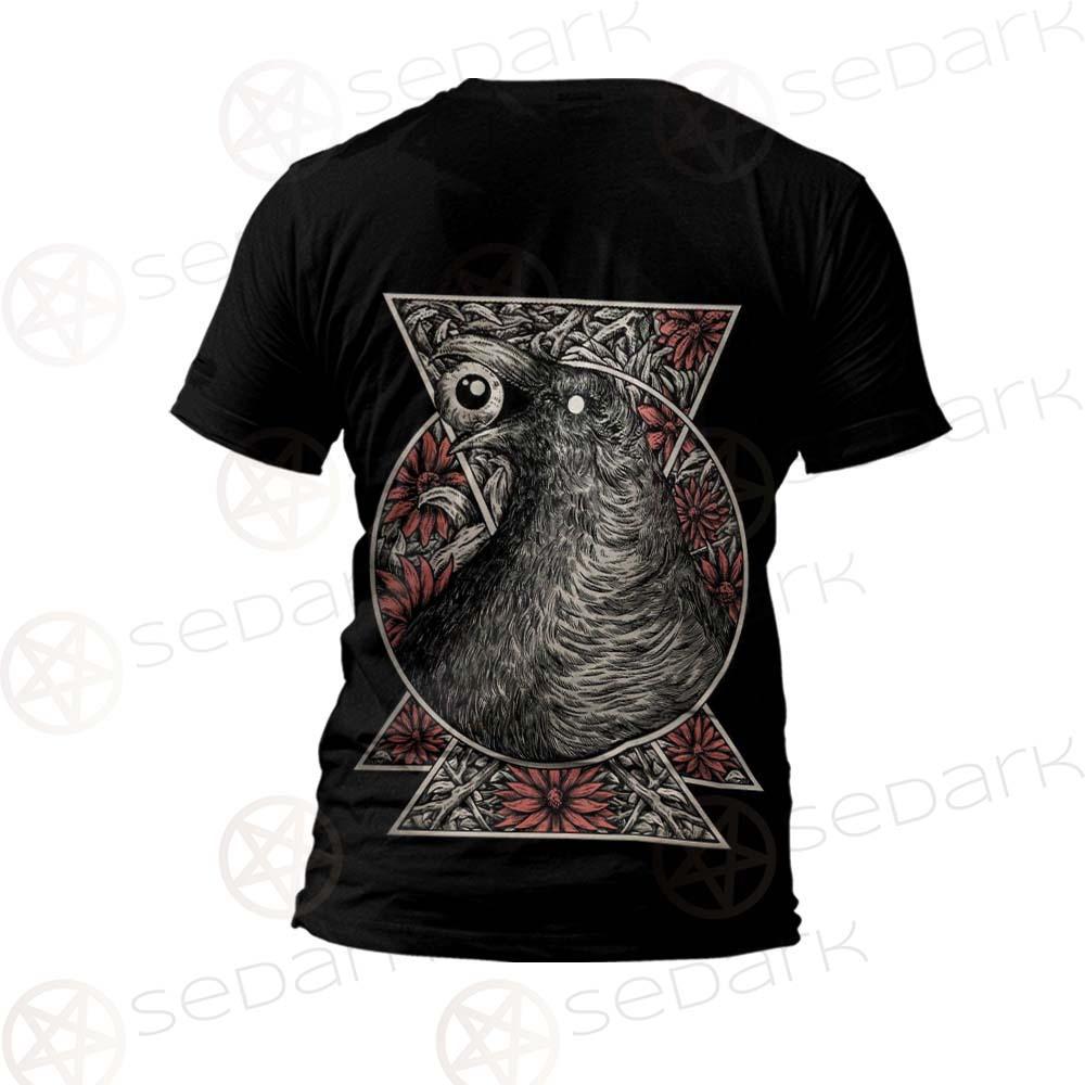 Gothic Black Crow Eye SED-0325 Unisex T-shirt