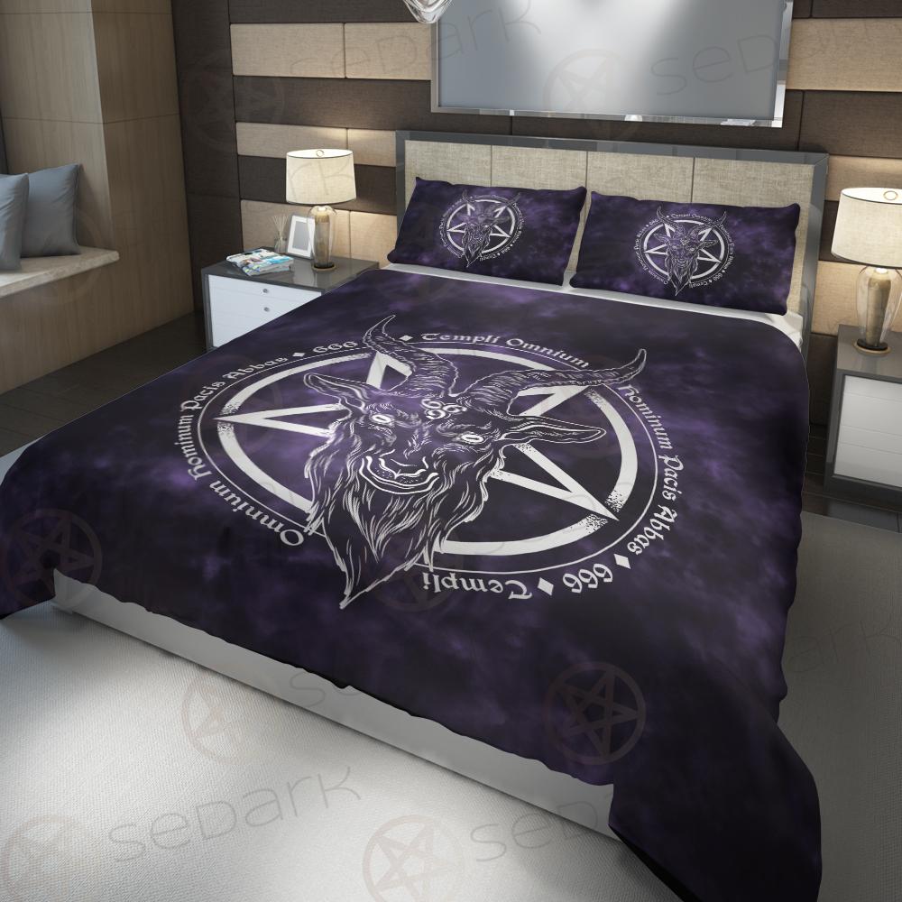 Satan Purple Background SED-0326 Bed set