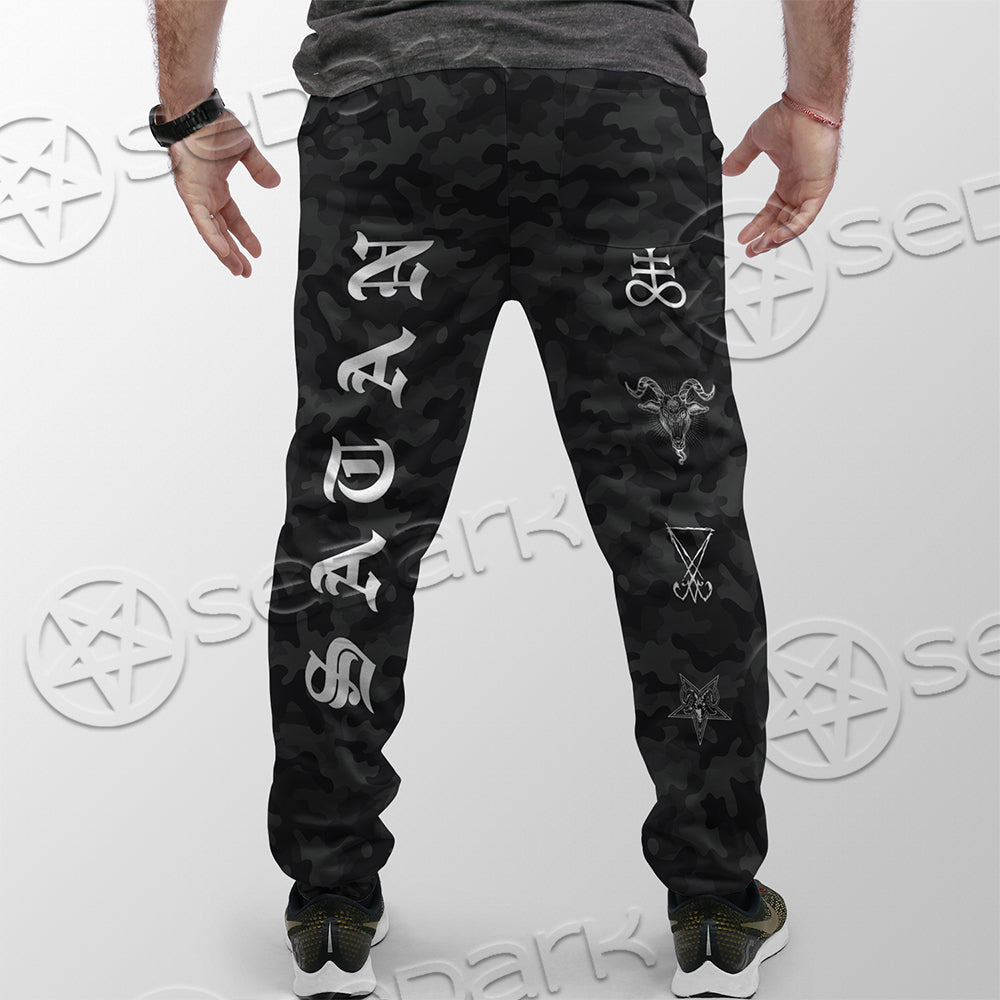 Satan Printed Joggers SED-0331
