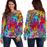 Satan Colorful SED-0334 Off Shoulder Sweaters