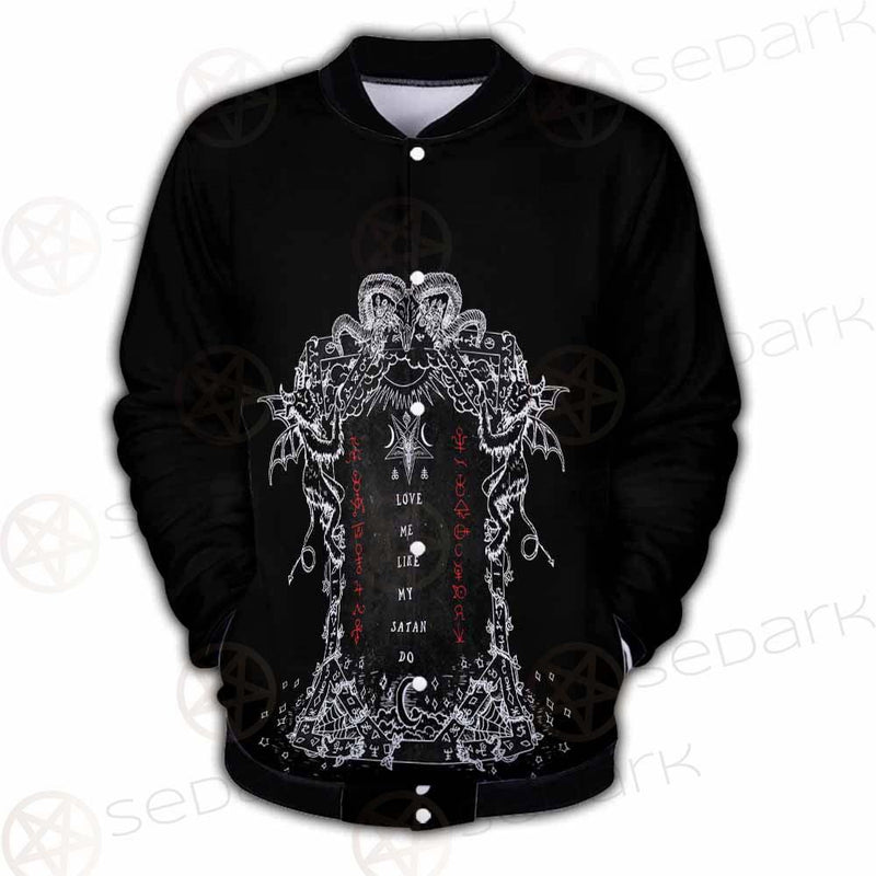 Love Me Like My Satan SED-0335 Button Jacket