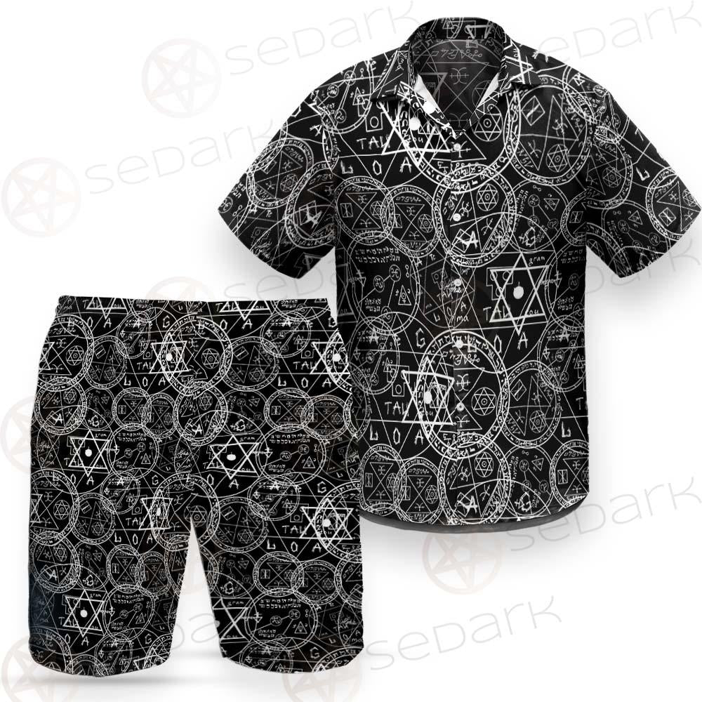 Satan Symbol SED-0336 Hawaiian Shirt & Beach Short