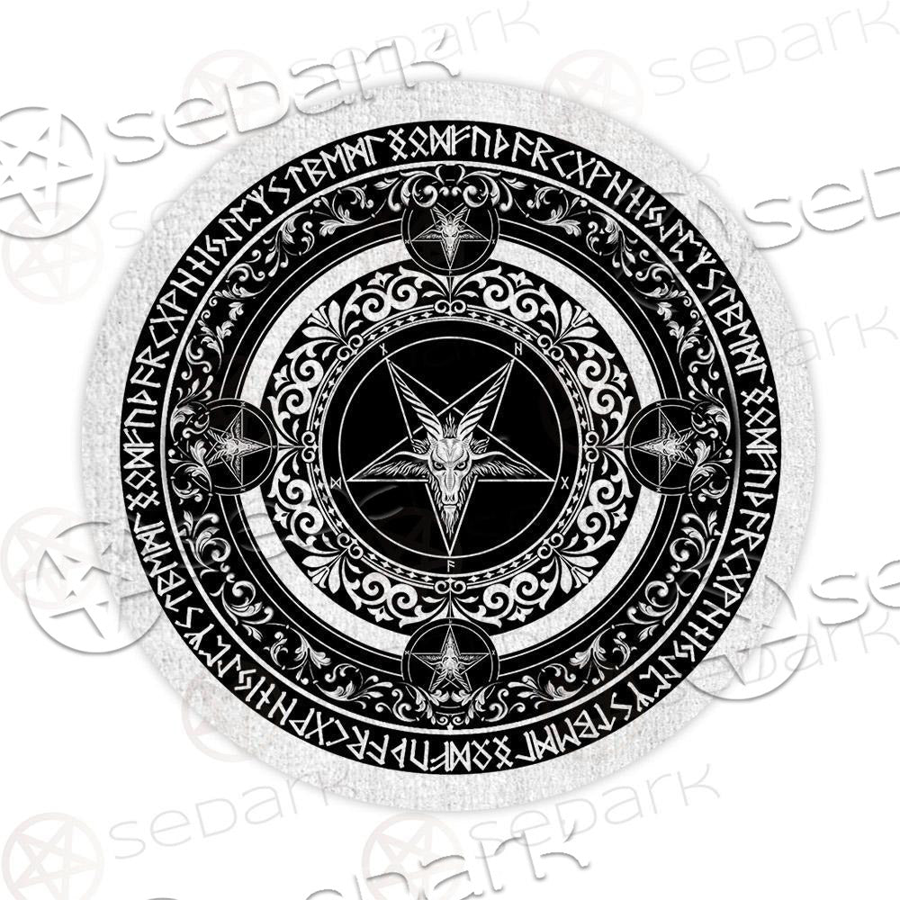 Sigil Of Baphomet SED-0338 Round Carpet