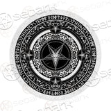 Sigil Of Baphomet SED-0338 Round Carpet