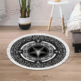 Sigil Of Baphomet SED-0338 Round Carpet