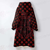 Baphomet Demon Goat Head SED-0356 Oversized Sherpa Blanket Hoodie