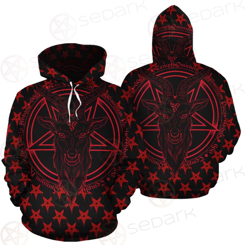 Baphomet Demon Goat Head SED-0356 Hoodie & Zip Hoodie