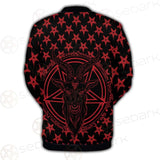Baphomet Demon Goat Head SED-0356 Button Jacket