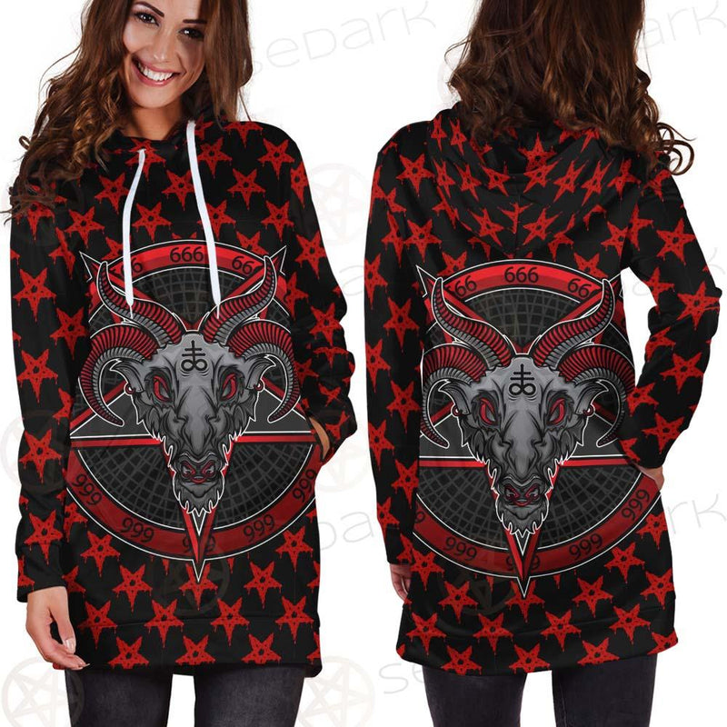 Baphomet Demon SED-0357 Hoodie Dress