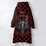 Baphomet Demon SED-0357 Oversized Sherpa Blanket Hoodie