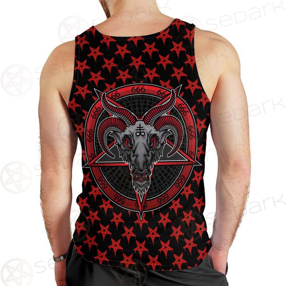 Baphomet Demon SED-0357 Men Tank-tops