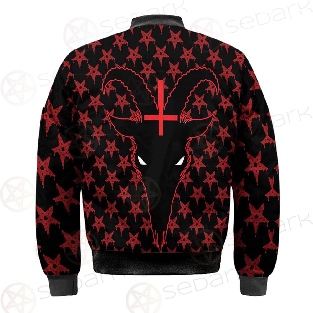 Baphomet Goat Headed Demon With The Red SED-0358 Jacket