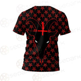 Baphomet Goat Headed Demon With The Red SED-0358 Unisex T-shirt