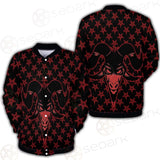 Baphomet Goat Headed Demon SED-0359 Button Jacket