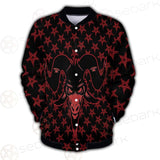 Baphomet Goat Headed Demon SED-0359 Button Jacket