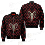 Monochrome Emblems With Goat Skull SED-0360 Jacket