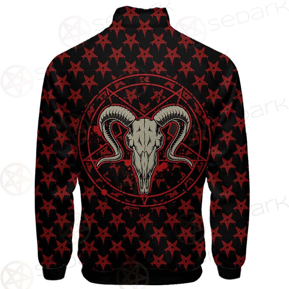 Monochrome Emblems With Goat Skull SED-0360 Jacket