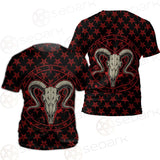 Monochrome Emblems With Goat Skull SED-0360 Unisex T-shirt